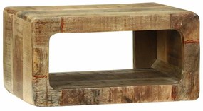 vidaXL Conjunto de Armário pra TV 3 pcs Madeira de mangueira maciça