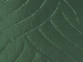 Colcha com relevo verde 160 x 220 cm BABAK Beliani