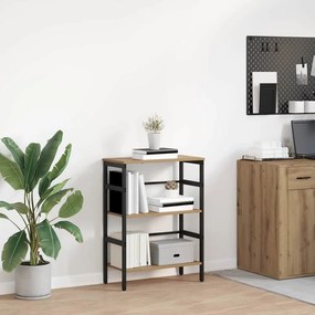 vidaXL Estante Carvalho Artesanal 60 x 29,5 x 81 cm Madeira processada