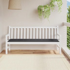 vidaXL Almofadão p/ banco jardim 180x50x3 cm tecido oxford antracite