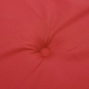 Almofadões lombares p/ cadeiras de jardim 4pcs oxford vermelho