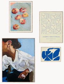 Pósteres Artwall No. 15 com moldura, conjunto de 4