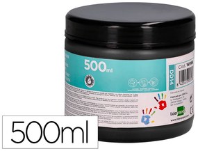 Pintura a Dedos Frasco de 500 Ml Preto