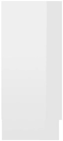 Aparador 120x30,5x70 cm derivados de madeira branco brilhante