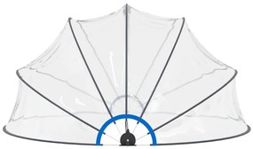 Cúpula de piscina 440x220 cm