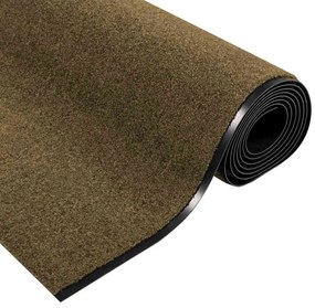 Capacho Lavável Castanho 120x350 cm