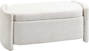 HOMCOM Banco com arrumação, banco de corredor, banco para calçados, estofado, 105 cm x 44 cm x 45,5 cm. Creme/Bege | Aosom Portugal
