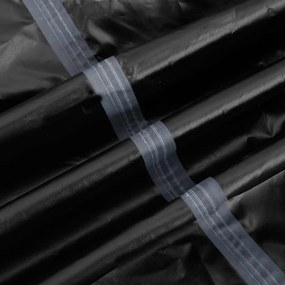 Capas móveis de jardim 2pcs 229x113x73cm impermeável 420D preto