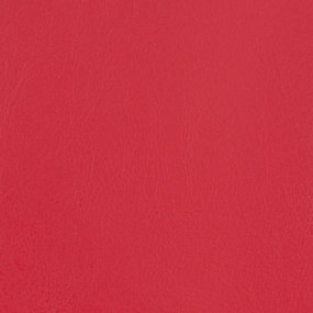 Poltrona couro artificial vermelho