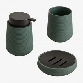 Conjunto De Banheiro Vesey Verde Éter - Sklum