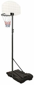 Tabela de basquetebol 216-250 cm polietileno branco