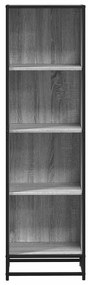 Estante 40x35x139 cm derivados de madeira cinzento sonoma