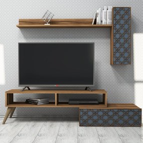 Unidade TV Planet – Nogueira – 150 x 37,8 x 37,2 cm