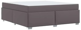 Estrutura da Cama Outros Cinzeto 180 x 200 cm Couro sintético