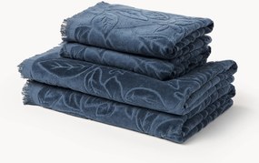 Conjunto de toalhas em veludo Rosaria, vários tamanhos