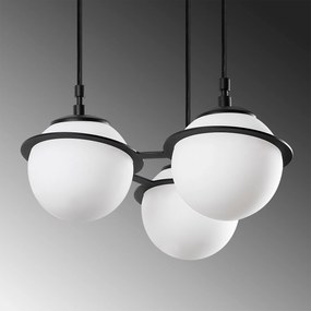Candeeiro Chandelier Hug – Preto – 36x167x36 cm