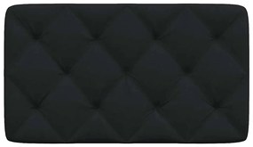 Almofadão de cabeceira 80 cm tecido preto