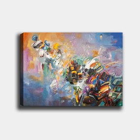 Pintura Decorativa em Tela 1099772342_70100 – Multicolor – 70 x 100 cm