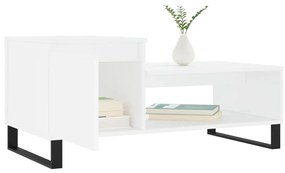 Mesa de centro 100x50x45 cm derivados de madeira branco