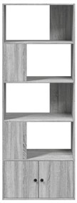 Estante 70x36x189 cm derivados de madeira cinzento sonoma