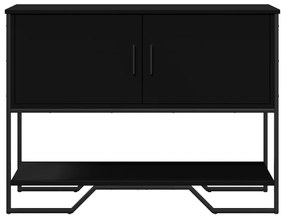 Mesa consola 100x35x74,5 cm derivados de madeira preto