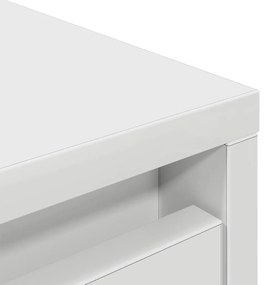 Armário com gaveta 55,5x34x119,5 cm derivados madeira branco