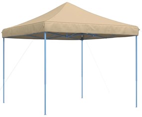 Tenda para festas pop-up dobrável 292x292x315 cm bege