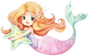 Cama infantil sereia branca FALA 160x80 com gaveta - colchão e estrado incluído