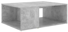 Mesa de centro 90x67x33 cm contraplacado cinzento cimento