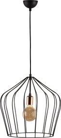 Candeeiro de Teto Fellini – Preto – 39 cm
