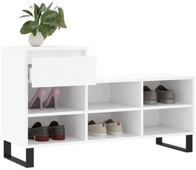 Sapateira 102x36x60 cm derivados de madeira branco
