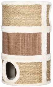Barril arranhador para gatos 60 cm erva marinha