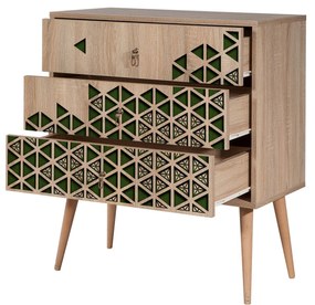 Cómoda Trio – Carvalho Sonoma – 80x90x40 cm
