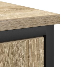 Conjunto de Móveis para Casa de Banho 3 Peças Carvalho Sonoma Madeira