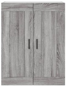 Armário de parede 69,5x34x90 cm deriv. madeira cinzento sonoma