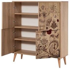 Conjunto de Mobiliário de Entrada Multilux – Sonomo Stone – Sapateira