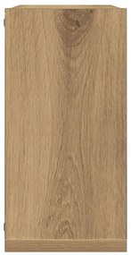 Prateleiras cubo 2 pcs derivados de madeira carvalho artisiano