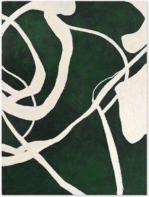 Impressão em tela emoldurada pintada à mão Masterpiece