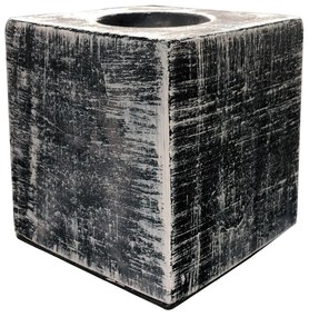 BASE CUBO CIMENTO CINZA ESCURO