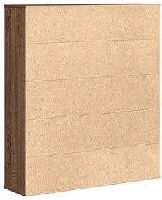 Estante 89x24x101,5 cm derivados de madeira carvalho castanho