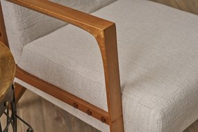 Cadeira Wing Kemer – Creme – 69x80x83 cm