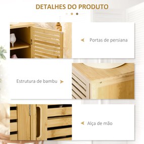 Sapateira de Entrada com 3 Portas de Persiana Prateleiras Ajustáveis para 16 Pares de Sapatos 100x35x80 cm Natural