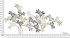 PAINEL DE PAREDE DE FERRO LIXY 130,8X7,6X70,5 CM MULTICOLORIDO