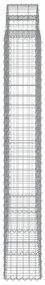 Cestos gabião arqueados 3pcs 200x30x200/220cm ferro galvanizado