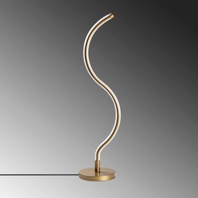 Candeeiro de Mesa Yilan – Dourado – Diâmetro 13 cm Altura 57 cm