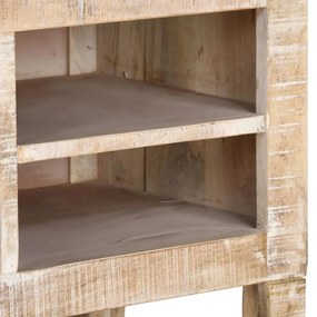 Móvel de TV 110x35x46 cm madeira de mangueira maciça