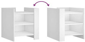 Mesa cabeceira 45x50x50 cm derivados de madeira branco