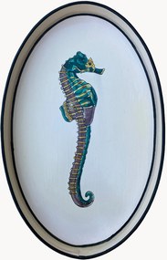 Tabuleiro decorativo pintado à mão Fauna