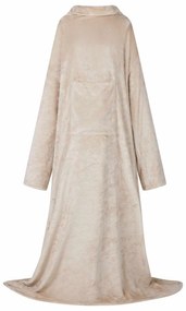 vidaXL Sweatshirt manta Bege F Flanela