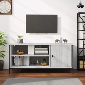 vidaXL Móvel de TV 100x40x45 cm derivados de madeira cinzento sonoma